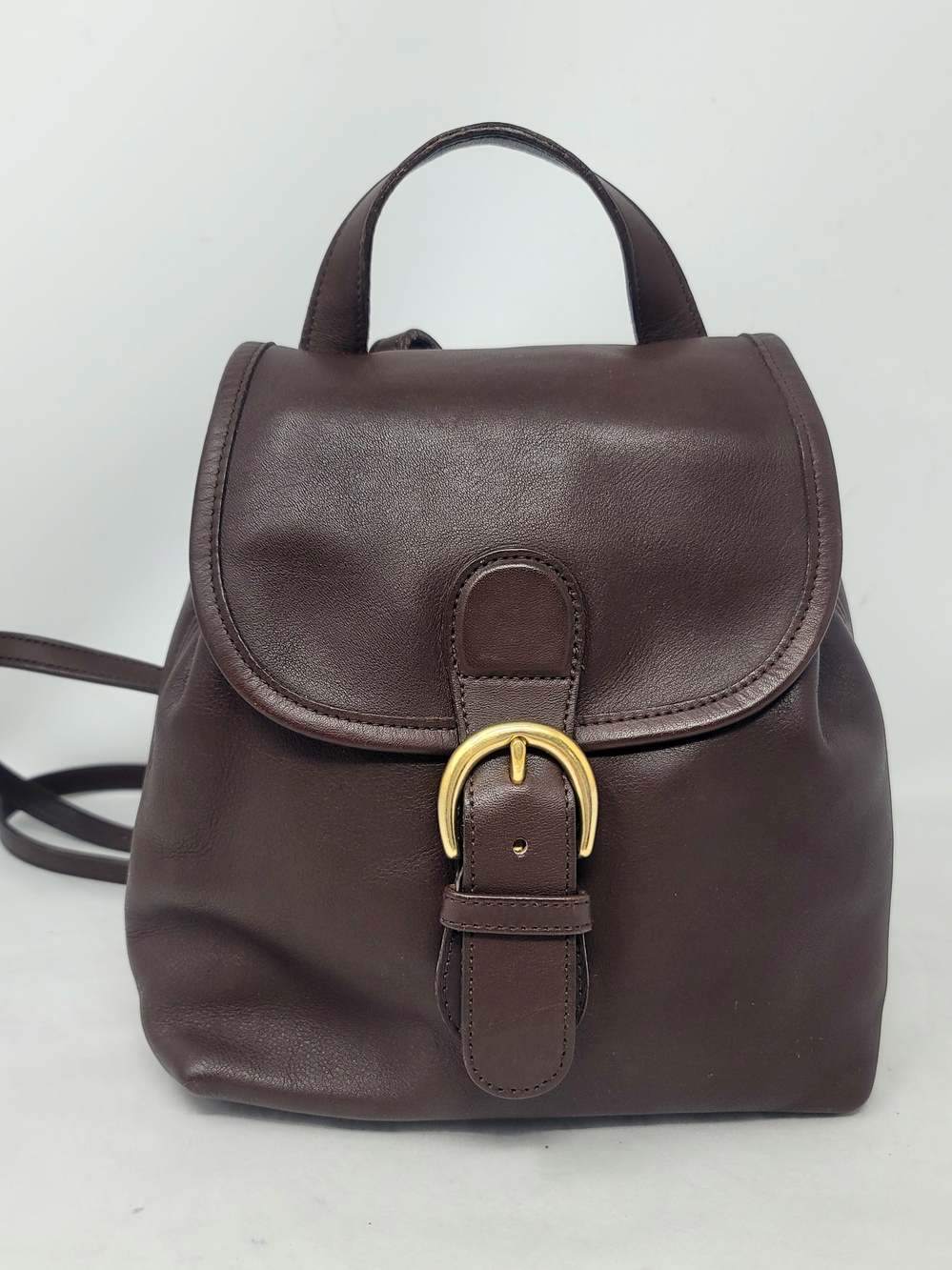 Authentic Coach Soho Bantam Brown Mini Leather Backpack Bag 1995 USA Excellent